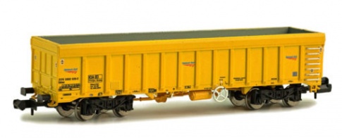 Dapol 2F-045-009 IOA bogie wagon in Network Rail yellow  3170 5992 118-7