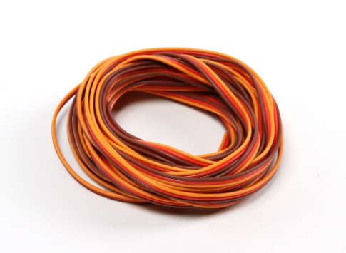 6AWG Servo Wire 5mtr (Red/Brown/Orange)