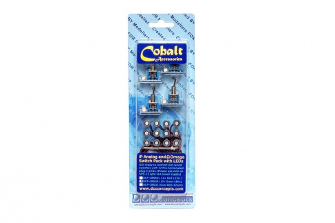 Cobalt iP Analogue and Omega Switch Pack with LEDs (RED & GREEN)