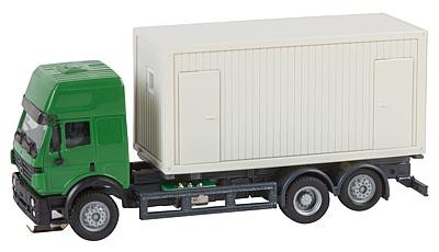 Faller 161480 LKW MB Lorry With Building Site Container