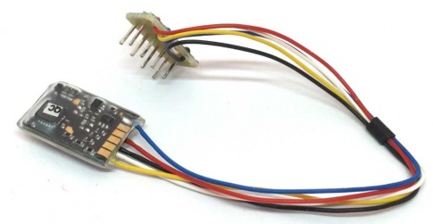 Train-O-Matic Micro 5 Wires 8Pin NEM 652 Function Decoder With Pins