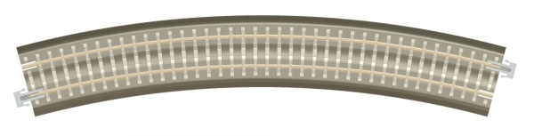 Tillig 83780 Gauge TT BR 31: Curved track, R 396 mm/30, brown