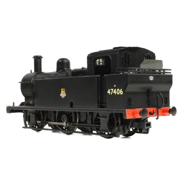 Bachmann 32-231B LMS Fowler 3F (Jinty) 47406 BR Black (Early Emblem)