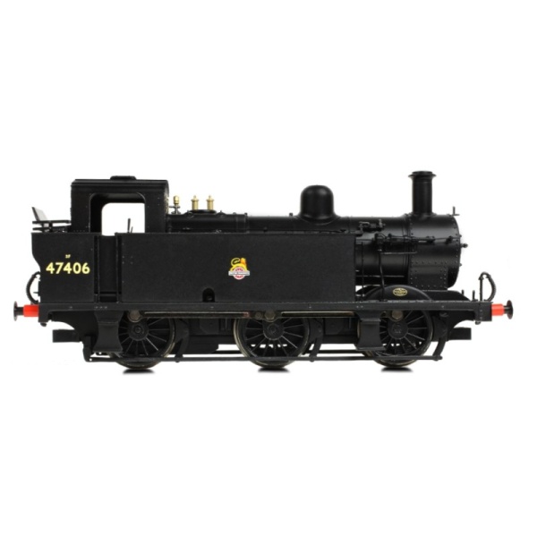 Bachmann 32-231B LMS Fowler 3F (Jinty) 47406 BR Black (Early Emblem)