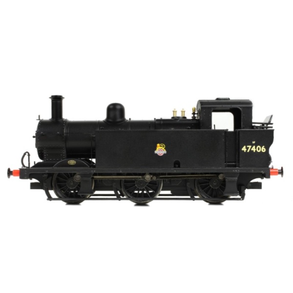 Bachmann 32-231B LMS Fowler 3F (Jinty) 47406 BR Black (Early Emblem)