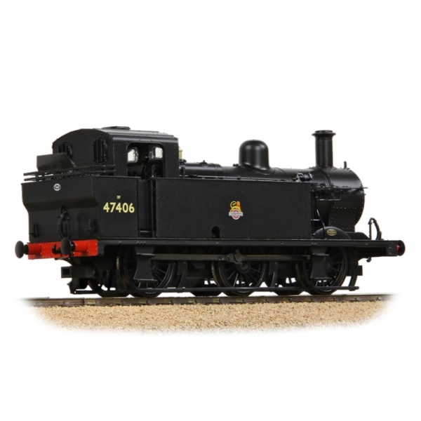 Bachmann 32-231B LMS Fowler 3F (Jinty) 47406 BR Black (Early Emblem)