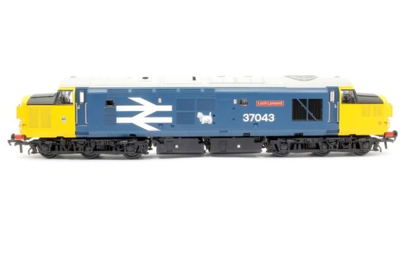 Bachmann 35-304SFX - Class 37/0 Split Headcode 37043 'Loch Lomond' BR Blue (Large Logo)