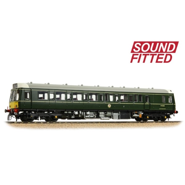 Bachmann 35-528SF Class 121 Single-Car DMU W55028 BR Green (Small Yellow Panels)