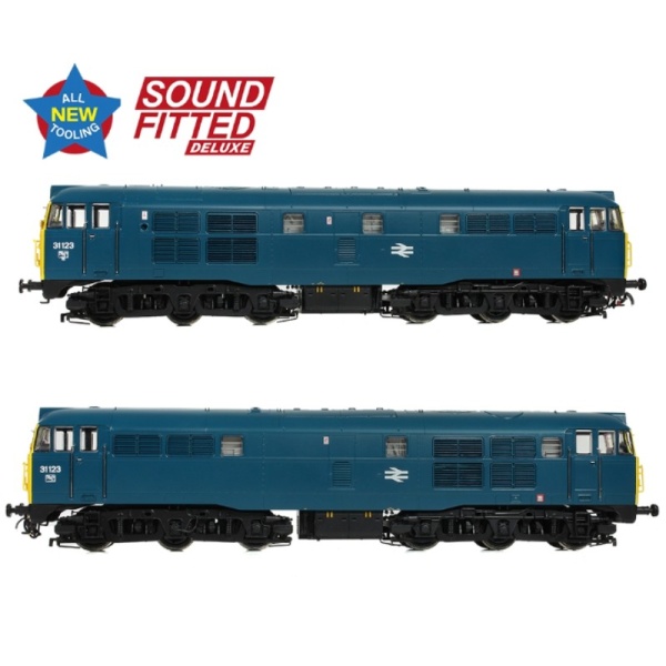 Bachmann 35-805SFX Class 31/1 31123 BR Blue