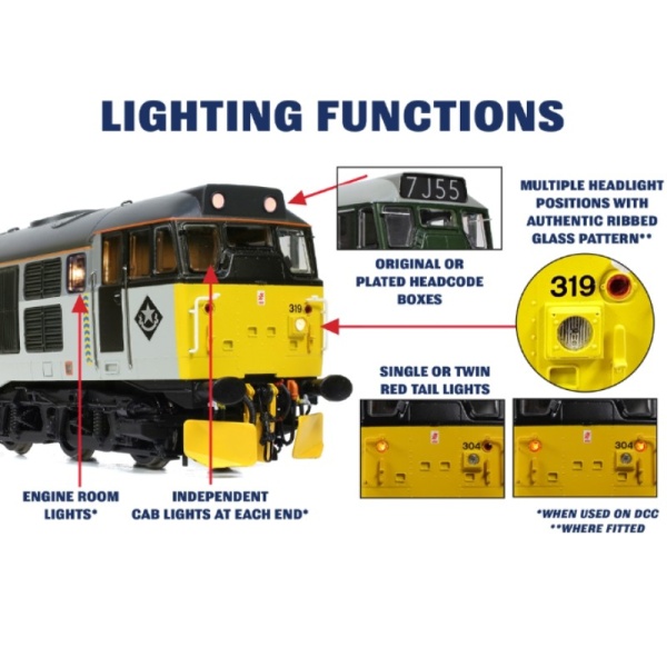 Bachmann 35-805SFX Class 31/1 31123 BR Blue