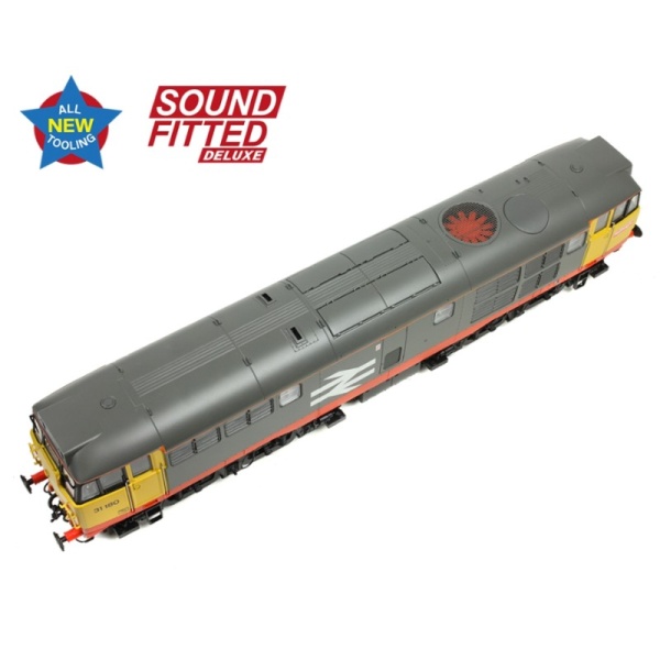 Bachmann 35-821ASFX Class 31/1 Refurbished 31149 BR Railfreight (Red Stripe) Diesel Locomotive - DCC Sound Deluxe