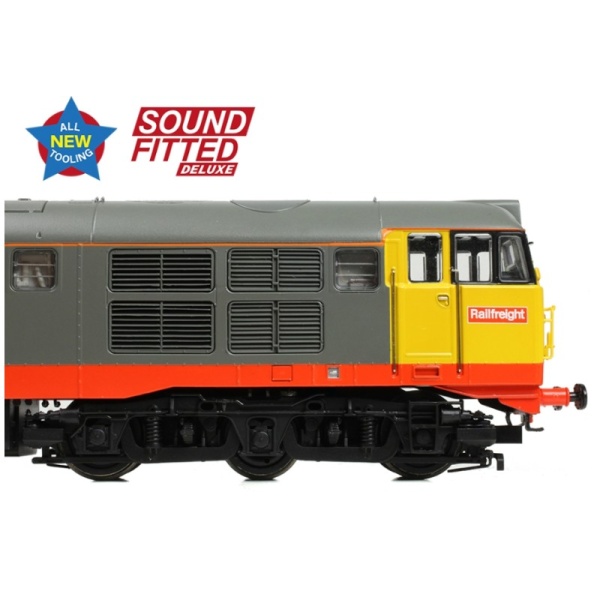 Bachmann 35-821ASFX Class 31/1 Refurbished 31149 BR Railfreight (Red Stripe) Diesel Locomotive - DCC Sound Deluxe