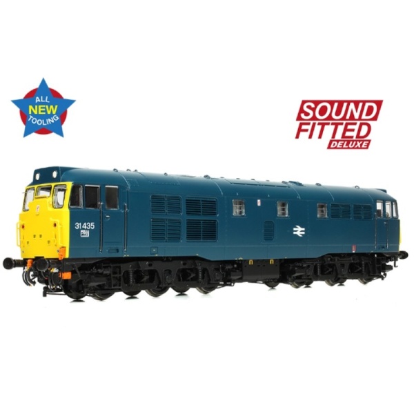 Bachmann 35-825SFX Class 31/4 Refurbished 31435 BR Blue