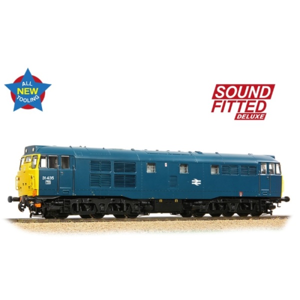 Bachmann 35-825SFX Class 31/4 Refurbished 31435 BR Blue