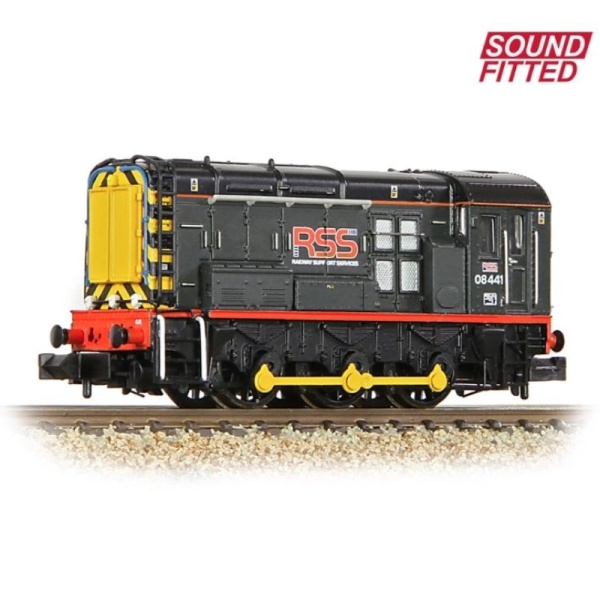 Graham Farish 371-010SF Class 08 08441 RSS Railway Support Services