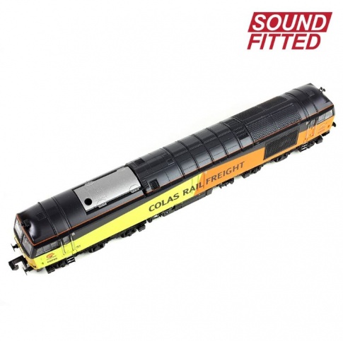 Graham Farish 371-358ASF Class 60 60096 Colas Rail Freight Sound-Fitted