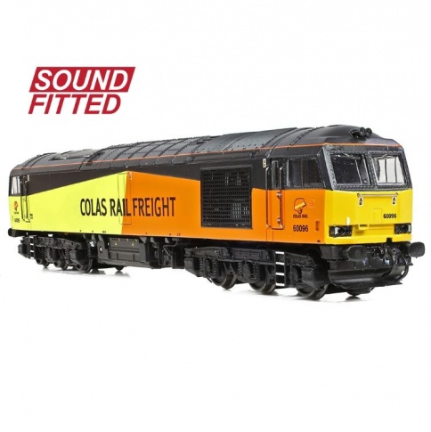 Graham Farish 371-358ASF Class 60 60096 Colas Rail Freight Sound-Fitted