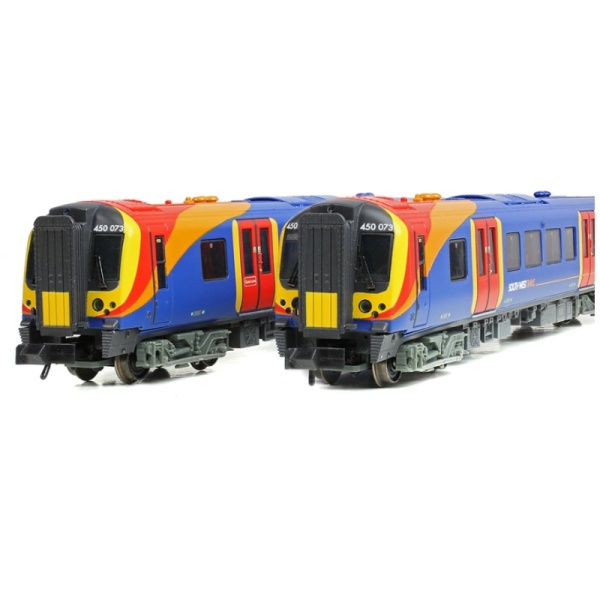 Graham Farish 371-725 Class 450 4-Car EMU No.450073 In South West Trains Livery