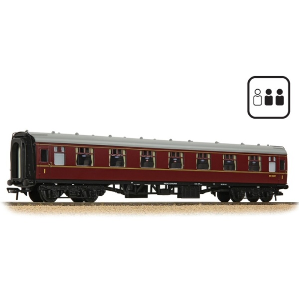 Bachmann 39-151GPF BR Mk1 CK Composite Corridor BR Maroon Passenger Fitted