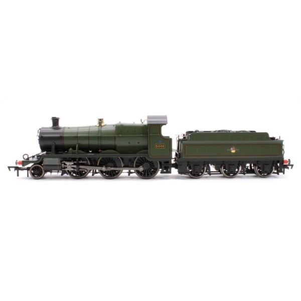 Dapol 4S-043-016 GWR 43xx 2-6-0 Mogul 5330 BR Lined Green Late Crest Steam Locomotive