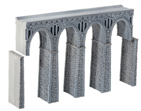 Noch 58660 Quarrystone Viaduct Hard Foam 37 x 4.4 x 24.5cm