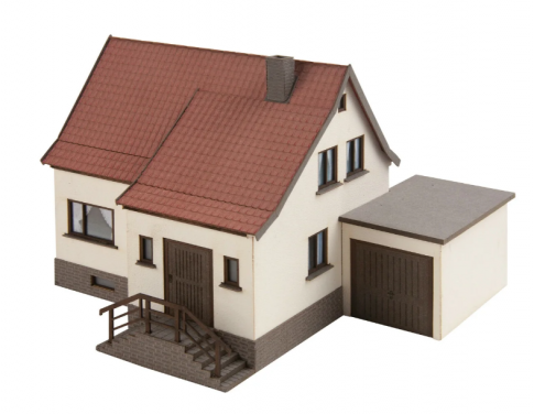 Noch 66606 Residential House with Garage - Laser Cut Kit