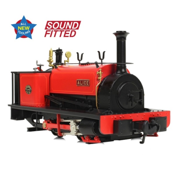 Bachmann 71-025SF Quarry Hunslet 0-4-0ST 'Alice' Dinorwic Quarry Red