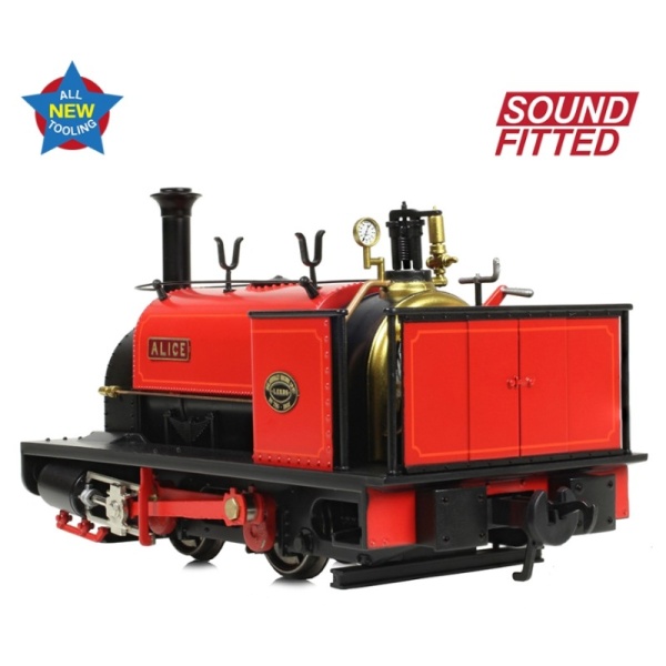 Bachmann 71-025SF Quarry Hunslet 0-4-0ST 'Alice' Dinorwic Quarry Red