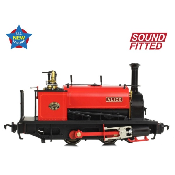 Bachmann 71-025SF Quarry Hunslet 0-4-0ST 'Alice' Dinorwic Quarry Red