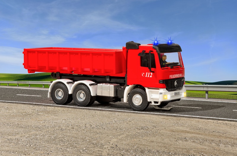 Viessmann 8050 CarMotion MB Actros Tipper Truck Fire Service