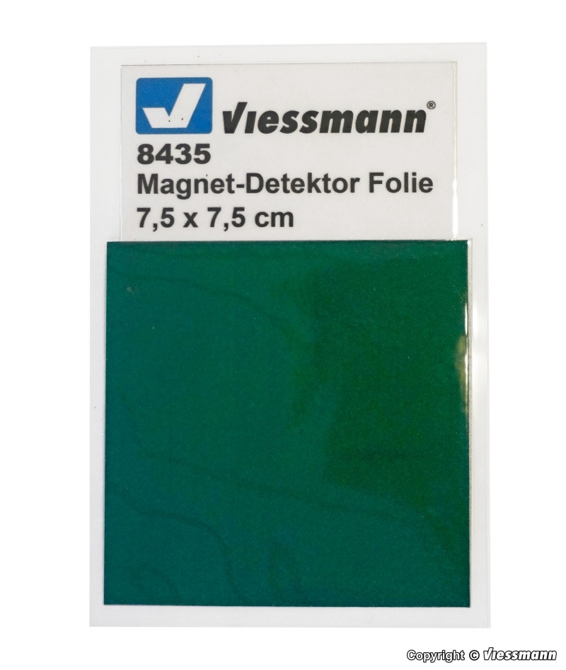 Viessmann VN8435 Magnetic detector foil L 7.5 x W 7.5 cm