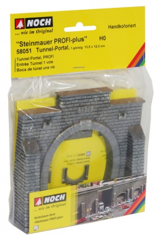 Noch 58051 Single Track Profi Hard Foam Tunnel Portal