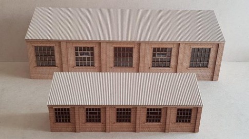 Railway Laser Lines RLL615BW Backscene Warehouse (Left Hand) OO Gauge Kit