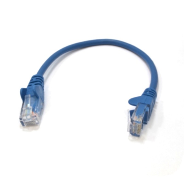 Blue patch cable 25cm