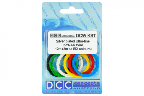 Kynar Wire 2m (Silver Plated) Assorted Colours