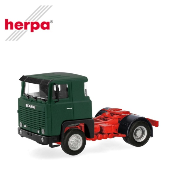 Herpa 318969 - Scania 141 Rigid Tractor 2-Axles, Moss Green