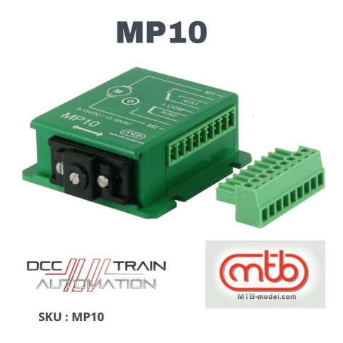 MTB MP5 Point motor with two switching relays - dcctrainautomation 