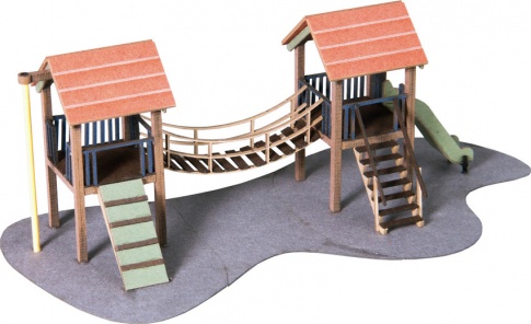 Noch 14367 Adventure Playground Laser Cut Minis Kit