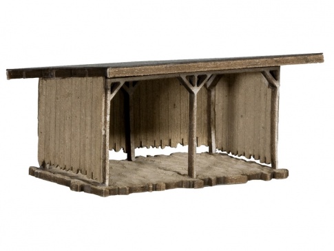 Noch 14379 Cattle Shelter Laser Cut Minis Kit