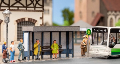 Noch 14390 Bus Stop Laser Cut Minis Kit