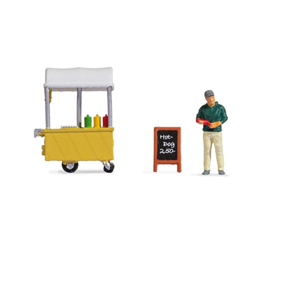 NOCH N16505 Tiny-Scenes Hot Dog Stand