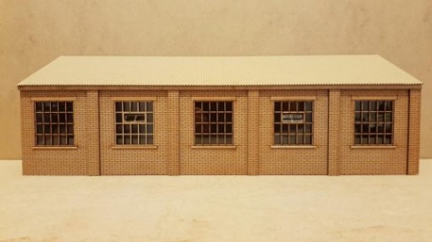 Railway Laser Lines RLL715BW Backscene Warehouse (Left Hand) O Gauge Kit