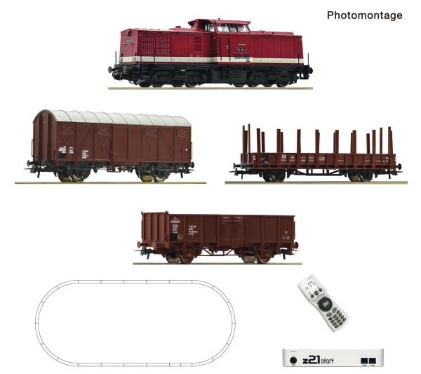 ROCO 5110009 DR BR110 Diesel Freight Starter Set IV (DCC-Fitted)