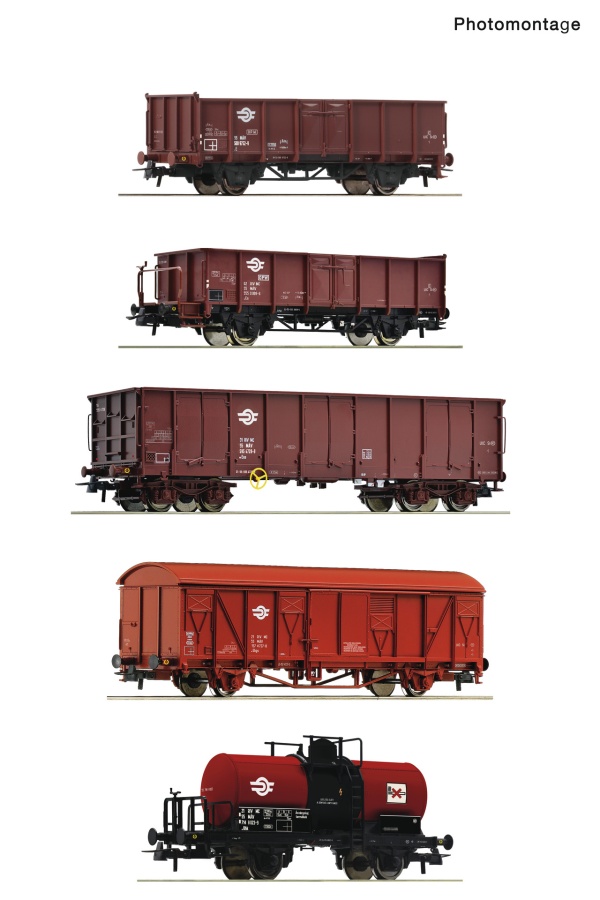 ROCO 6600126 MAV E/Eas/Es/Gbgs/Uhk Wagon Set (5) IV