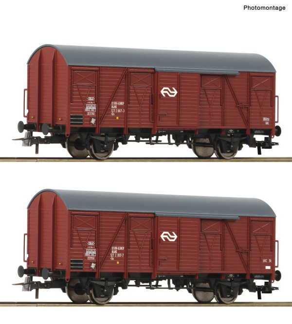 ROCO 6600151 NS Gs Covered Wagon Set (2) IV