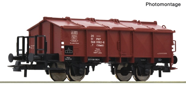 ROCO 6600175 PKP Tk Hinged Lid Wagon IV