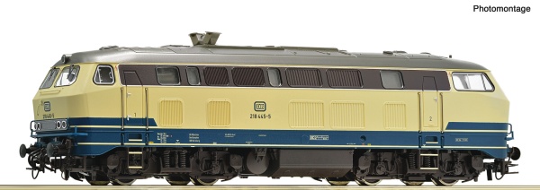 ROCO 7320041 DB BR218 445-5 Diesel Locomotive IV (~AC-Sound)