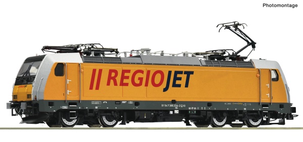 ROCO 7520102 CD Regiojet Rh386 204-2 Electric Locomotive VI (~AC-Sound)