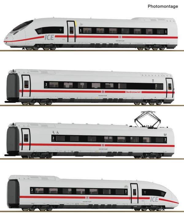 ROCO 7700017 DBAG ICE3neo BR408 4 Car EMU VI