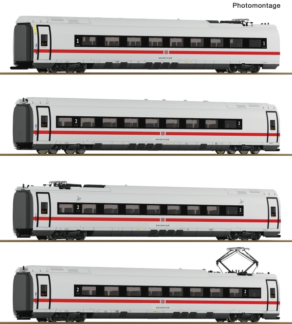 ROCO 7700018 DBAG ICE3neo Intermediate Coach Set (4) VI